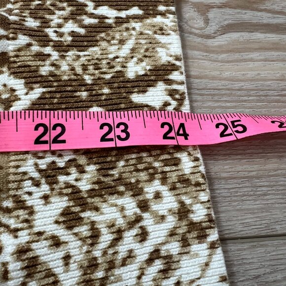 🌾TRADITION Sz XL Animal print Cardigan Sweater Button Down* 100% Cotton … - Picture 6 of 8